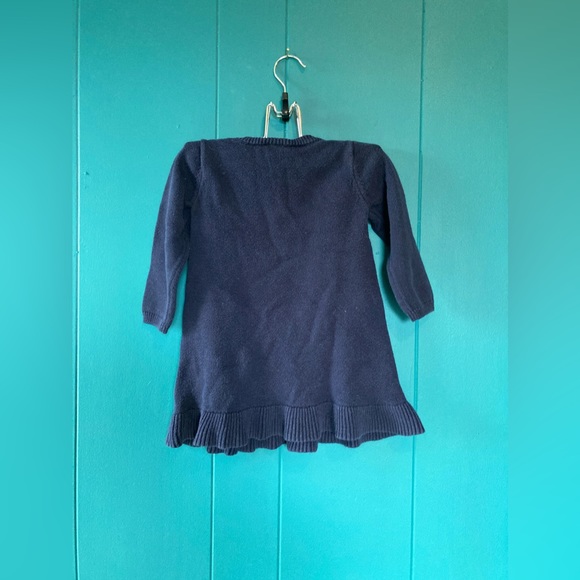 Gymboree 18-24 months Navy Sweater Dress - Picture 2 of 6